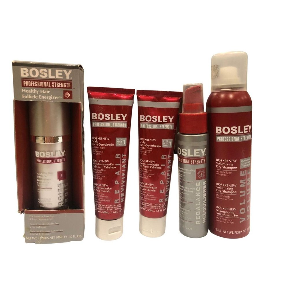 Assorted Bosley Hair Care Products